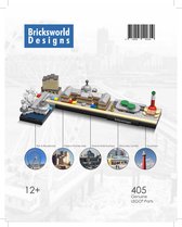 Bricksworld BOC-SKY-SCH BOC Architectuur Skyline Scheveningen (NL) modules Pier, Kurhaus, Discovery Centre en Vuurtoren. Samengesteld uit originele nieuwe LEGO® onderdelen.