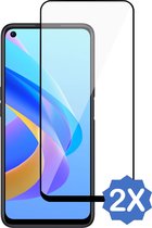 2x Geschikt voor Oppo A76 Screenprotector - Gehard Glas Geschikt voor Oppo A76 Full Screen Protector