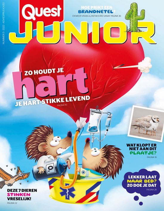 Quest Junior editie 5 2022 - tijdschrift - kinderen | bol.com