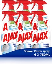 Ajax Spray Shower Power Badkamerreiniger 6 x 750ml - Voordeelverpakking