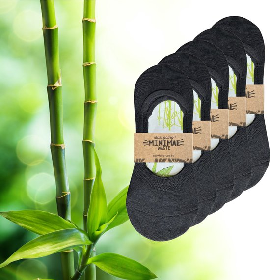 10 paires de Chaussettes basses en Bamboe | Couleurs mélangées | 95% bambou | Footies | Unisexe | Anti transpiration | 39-42 | 100% écologique | Antisudorifique