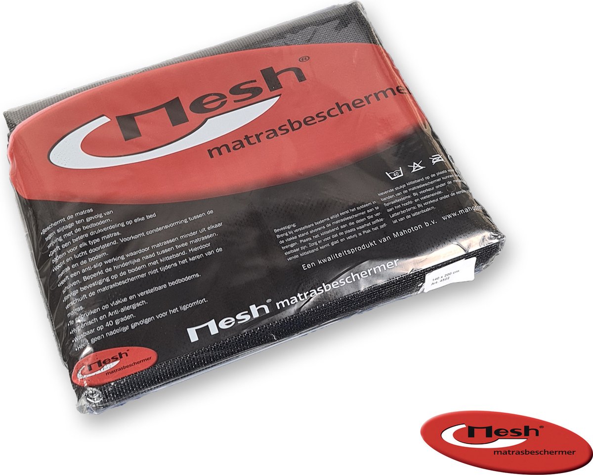 Mesh matrasbeschermer - Anti-slip beschermer 70x200 cm