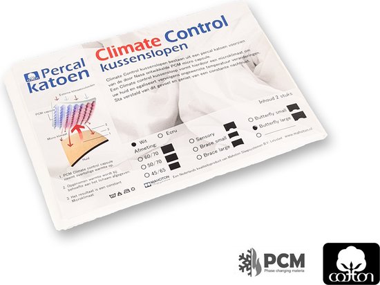Mahoton Kussensloop Climat Control Sensory / Unity 50x70 cm