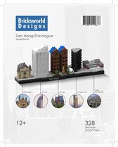 Bricksworld BOC-SKY-DEN BOC Architectuur Skyline Den Haag Binnenhof (NL) modules Ridderzaal, Hoftoren, Castalia, Haagse Toren en Paleis Noordeinde. Samengesteld uit originele nieuwe LEGO® onderdelen.