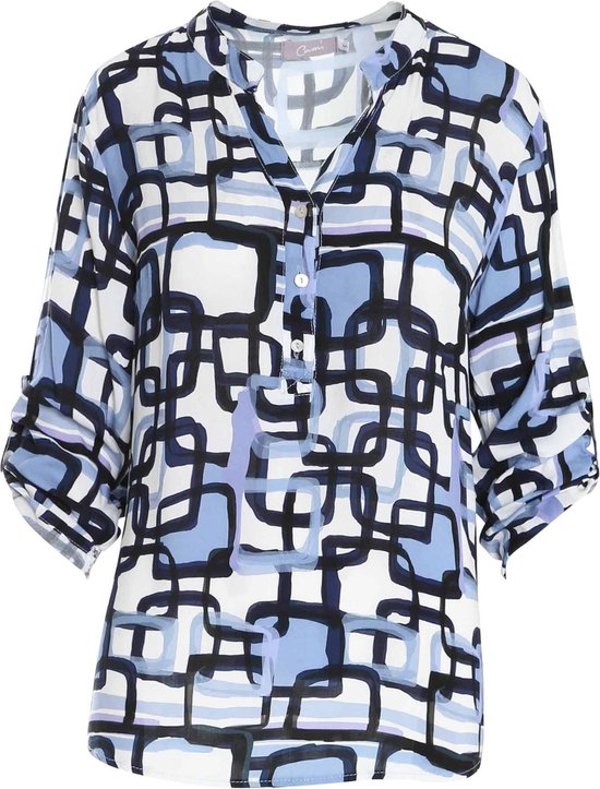 Yesta jersey tuniek zwart/paars/groen