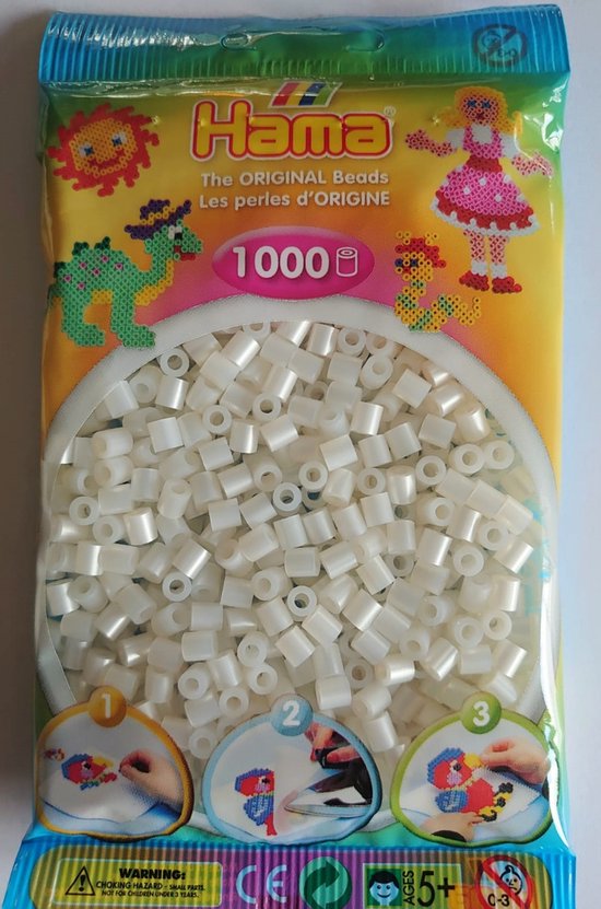 Hama Strijkkralen Zilver - 1000 Stuks voor creativiteit en motoriek