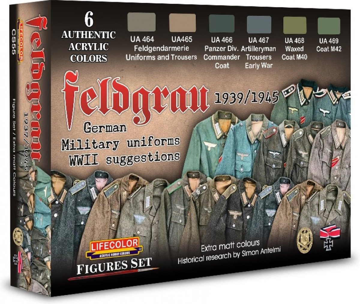 CS55 Lifecolor Feldgrau German Military Uniforms