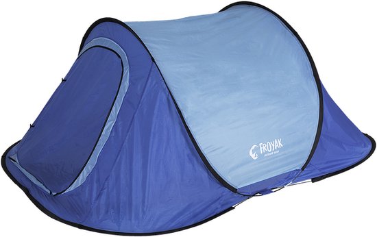 Pop-up tent - 240 x 155 cm - blauw | bol.com