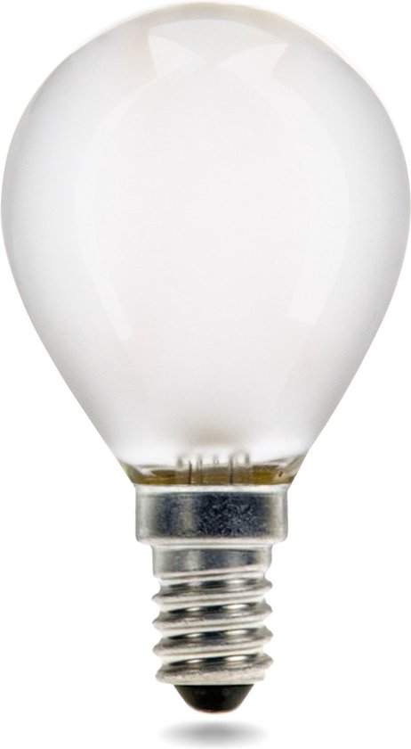 Groenovatie E14 LED Filament Ball Lamp - 2W - Mat - Wit Chaud - Dimmable