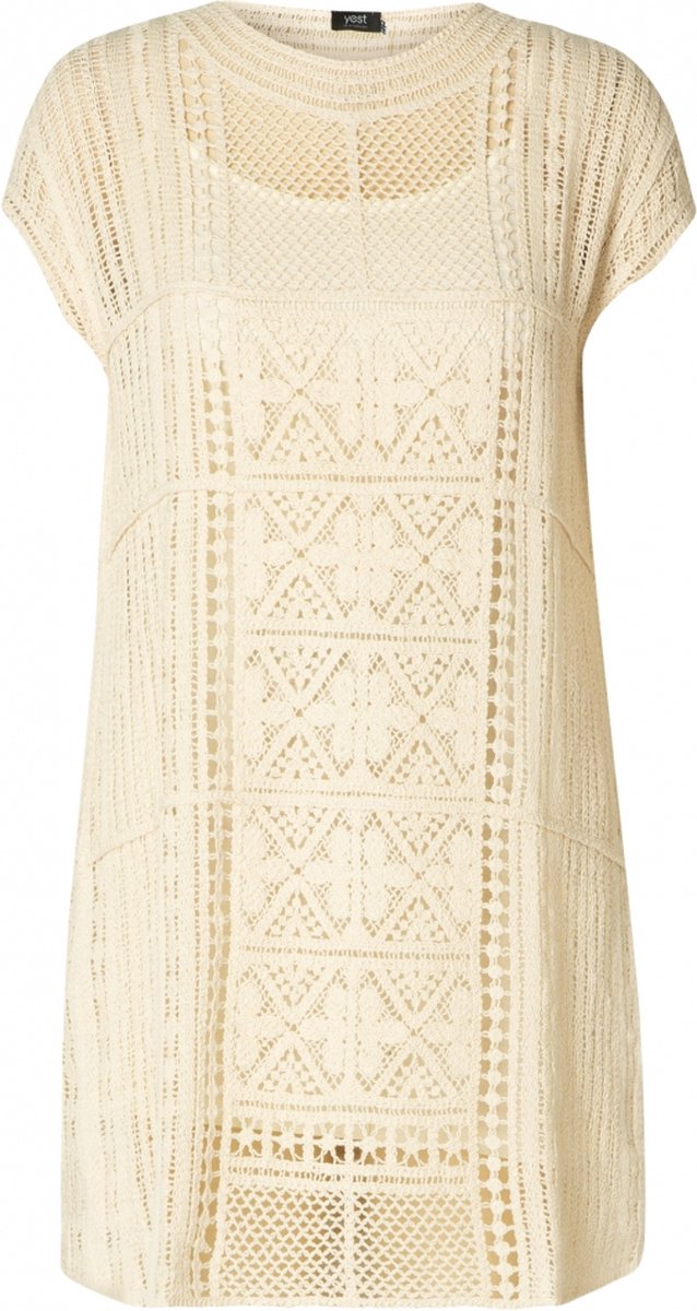 YESTA Lennox Jurk - Soft Sand - maat 2(50)