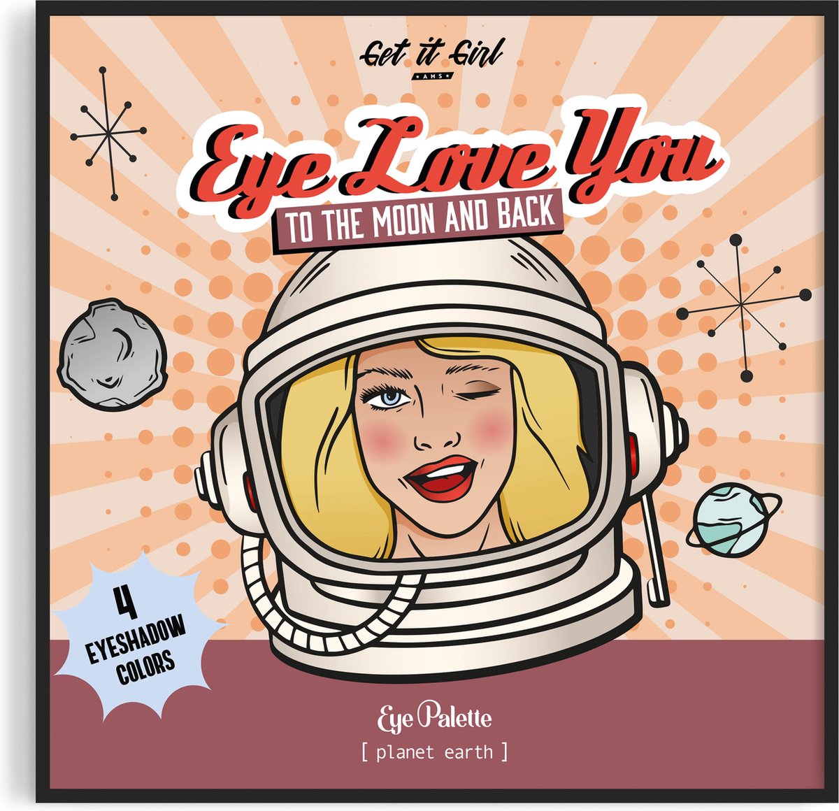 Get it Girl AMS - Eye Love You - Oogschaduw Palette - Planet Earth