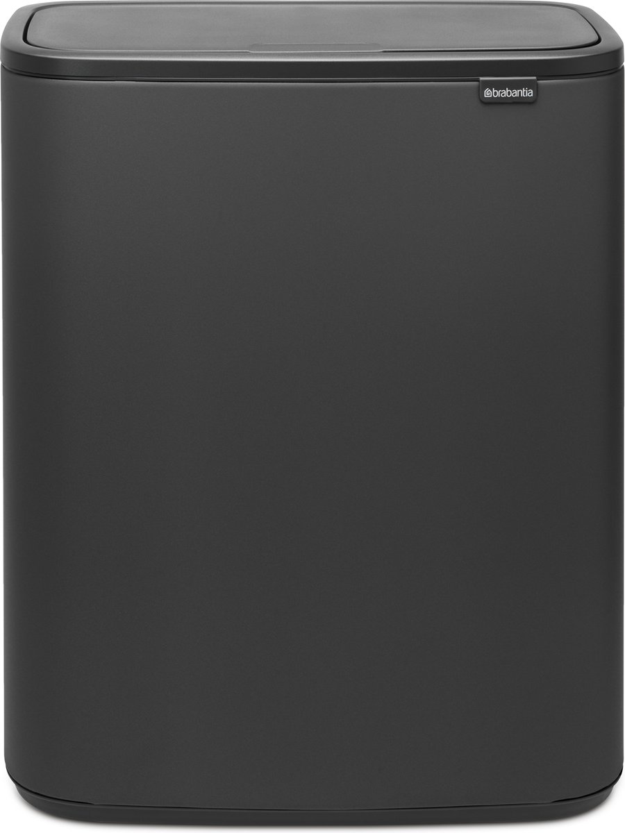 Goedkoopste Brabantia Bo Touch Bin Prullenbak - 60 liter - Mineral Infinite Grey