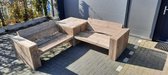 Hoekbank “Garden Basic” van Gebruikt steigerhout - 225x225cm – 4 persoons