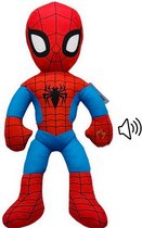 Spiderman Marvel Pluche Knuffel XL + Geluid 50 cm groot {Marvel's Avengers Endgame Plush Toy | Speelgoed knuffelpop voor kinderen jongens meisjes | Spider man, Hulk, Captain Americ