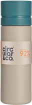 Circular&Co Circular Bottle - 600 ml -  crème/groen