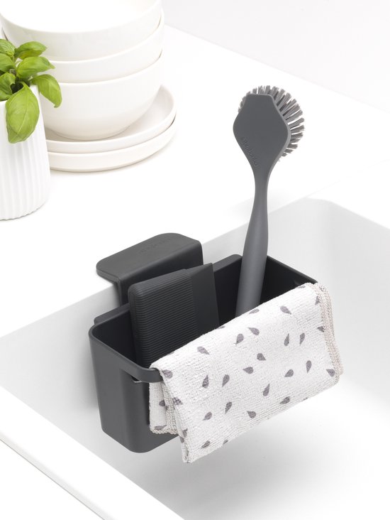 Brabantia SinkSide organiseur d'évier intégré - Dark Grey