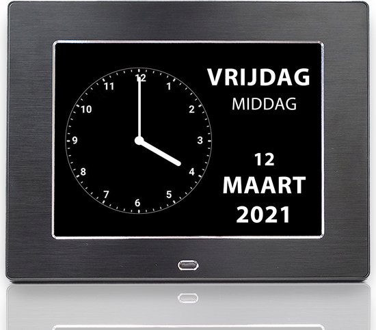 Klok numérique Smart Living - Horloge de démence - Klok avec date et jour -  Horloge... | bol.com