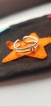 Ring patroon | Sterring | Verstelbaar ring | Unisex ring | Valentijn cadeautje voor haar | Valentijn cadeautje voor hem | Ring ster | Valentijn cadeau | Verjaardag ring | Cadeau ri