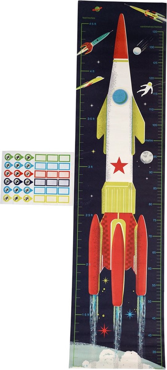 Rex London Space age Groei meter lengte meter