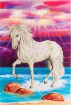 Diamond Dotz ® – Diamond painting – Volwassenen – Ronde steentjes – Hobby Pakket – Eenhoorn – Paard – 51 x 77 cm