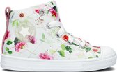 Ton & Ton Fia Hoge sneakers - Leren Sneaker - Meisjes - Wit - Maat 26