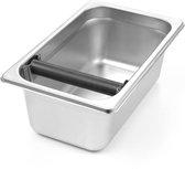 Veluw® Uitklopbak Koffie - Knockbox - Afklopbak - RVS - 26,5x16,2x(H)10cm