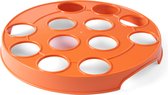 Veluw® Bierglasdrager Oranje - voor 12 glazen - Ø31,5x(H)3,5cm - Gaten Ø5,5cm