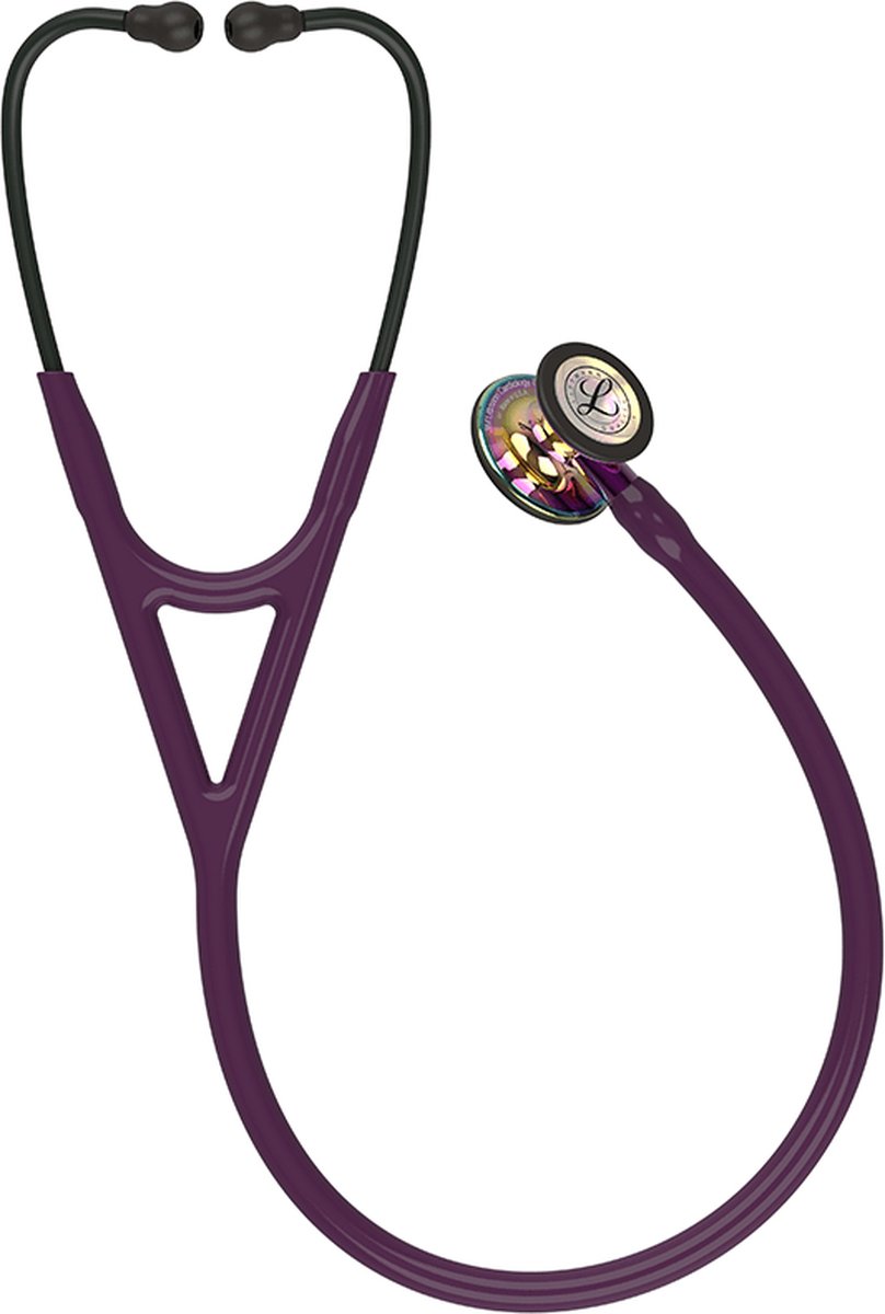Goedkoopste Littmann Cardiology IV Stethoscoop 6239 Mirror-Regenboog Paars