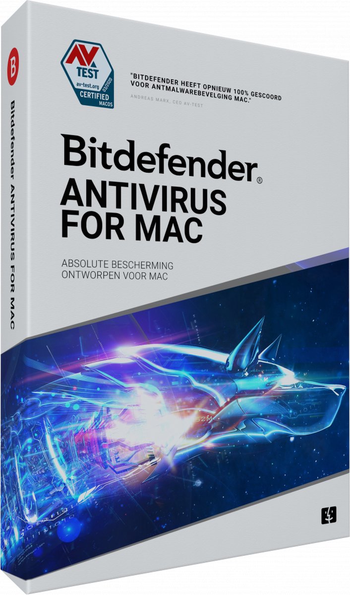 Bitdefender Antivirus voor Mac - 24 Maanden - 1 Apparaat - Nederlands - Mac Download
