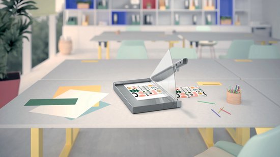 Table de découpe Leitz Precision Office Pro A4+ avec protection des couteaux pour le bureau - Coupe jusqu'à 25 feuilles A4 - Anthracite