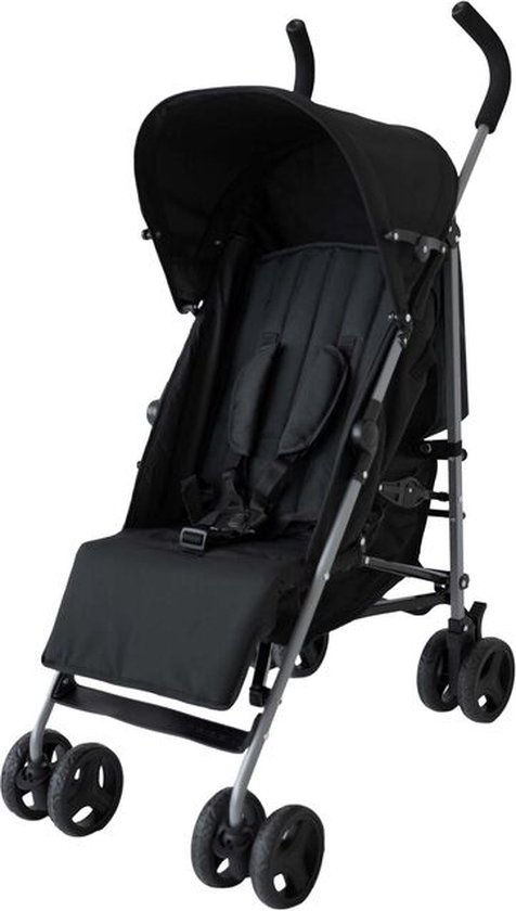 Product: PrÃ©natal Plus Buggy - Kinderwagen - Inklapbaar en Verstelbaar - Met Boodschappenmand - Plooibuggy Zwart, van het merk PrÃ©natal