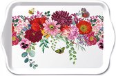Ambiente - Dienblaadje - Flower Border - 13 x 21 cm - Decoratie