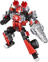 LOZ 3-in-1 Transformers no: 1819 Rood