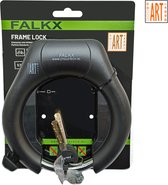 Falkx Ringslot ART** 72mm breed. Met gat geschikt voor insteekkettingen type Trelock, art 5308 en 5988 (hangverpakking)