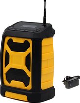 Gtrise Bouwradio - Am/Fm/DAB+/Bluethooth - Batterijen of Adapter