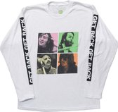 The Beatles Longsleeve shirt -S- Get Back Studio Shots Wit