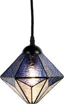 Art Deco Trade - Tiffany Hanglamp Akira Blue