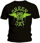 Tshirt Homme Green Day -2XL- Noir Fluo Zwart
