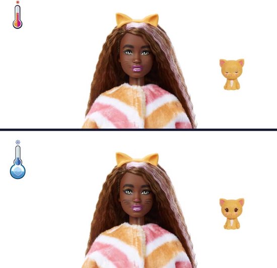 Barbie Cutie Reveal Doll 2 - Katje - Pop — afbeelding 4