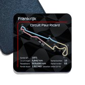 ILOJ onderzetter - Formule 1 circuit - Frankrijk - Circuit Paul Ricard - 2022 - vierkant