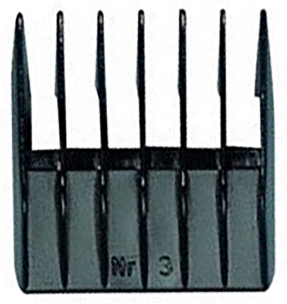 MOSER Plastic kamkam - 9mm - Zwart - Voor hond