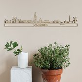 Skyline Nijkerk Populierenhout 90 Cm Wanddecoratie Voor Aan De Muur Met Tekst City Shapes