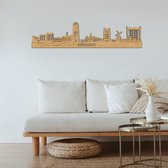 Skyline Dordrecht Detail Eikenhout 130cm Wanddecoratie Voor Aan De Muur City Shapes