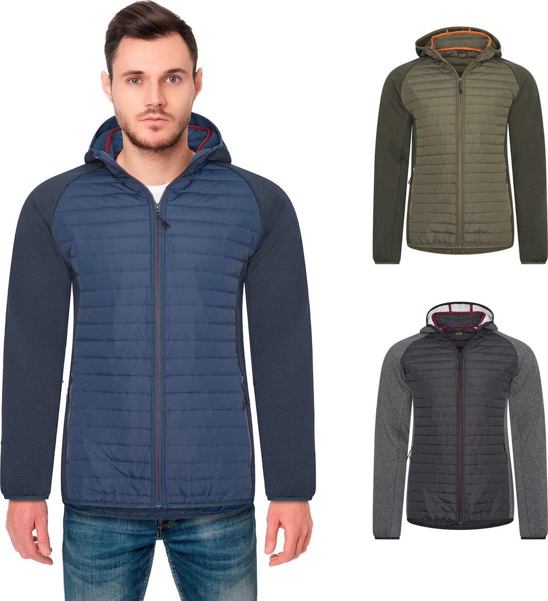 Mario Russo Mario Russo Jas Navy - Modieuze Jas Polyester