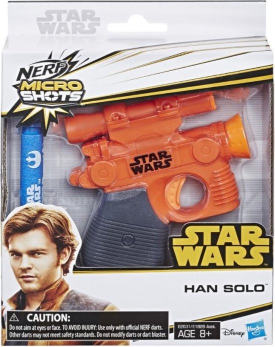 Nerf Microshots Star Wars Han Solo Blaster