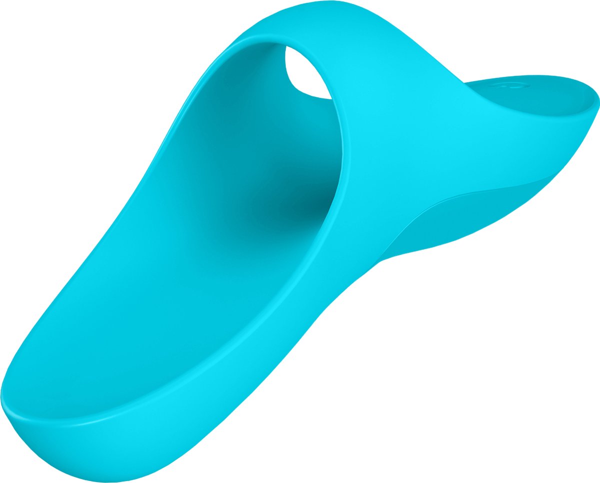 Satisfyer, vibrator, vingervibrator, 'Teaser', met batterij, medische siliconen, 12 cm