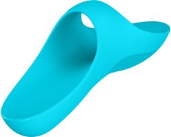 Satisfyer, vibrator, vingervibrator, 'Teaser', met batterij, medische siliconen, 12 cm