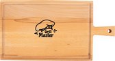 Snijplank – Grill Master| Snijplank hout rechthoek| Snijplank hout groot| Hakblok| Snijplank gravure