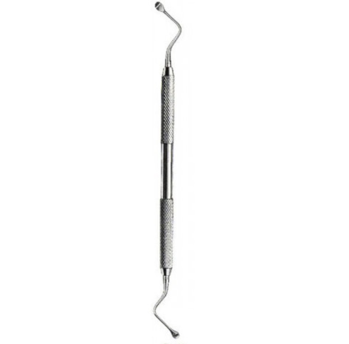 Belux Surgical / Tandarts Haak Tweezijdig Dentist hook Voor Het Vormen van Vullingen - 17cm RVS