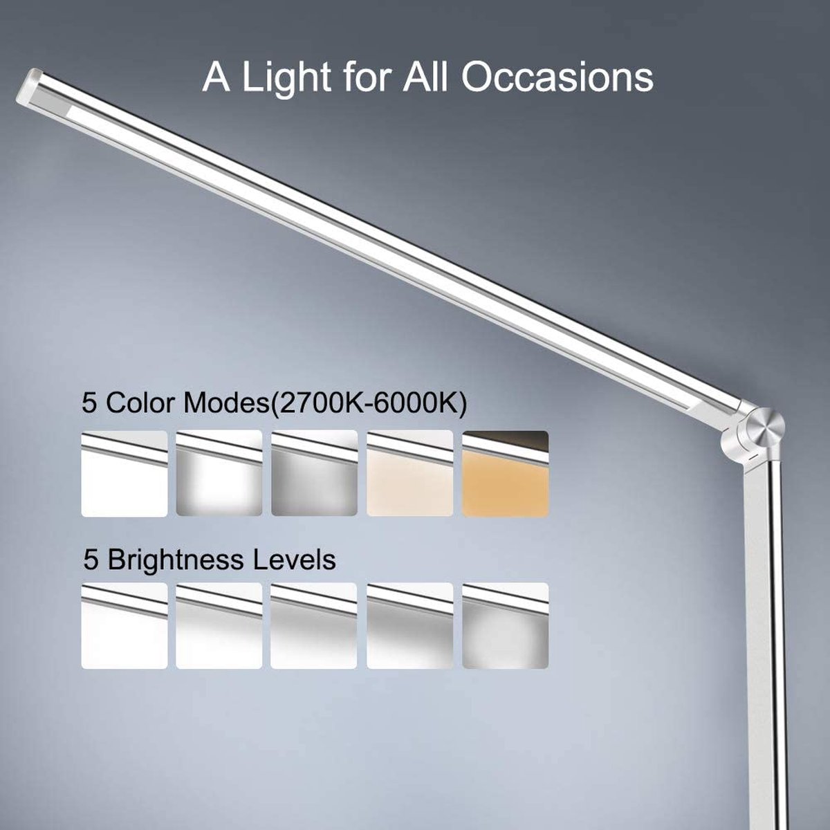 Fuegobird EK009 LED Bureaulamp - Bedrade thumbnail 3